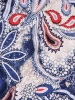 Stylowa bluzka plus size w granatowo-czerwone paisley – wysmuklający prosty fason na lato i jesień 39110
