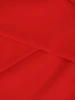 Czerwona sukienka ołówkowa z dekoltem kwadratowym rękaw 3/4 – optycznie wyszczuplające zaszewki i marszczenia 18265