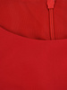 Sukienka z łańcuszkiem Marcela, rozkloszowana kreacja w kolorze czerwonym.