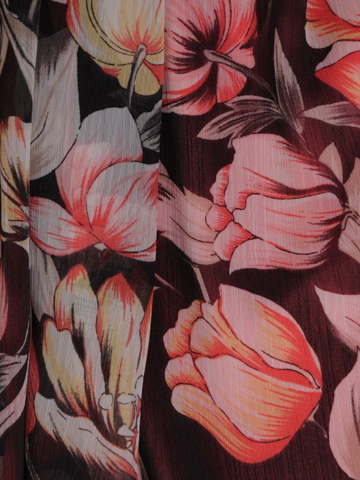 Zwiewna sukienka z imitacją żakietu, wiosenna kreacja z łączonych tkanin 19822