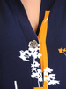 Bluzka, tunika w oryginalny wzór z rozpinanym dekoltem 32225