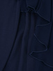 Błyszcząca sukienka Flawia VIII, kreacja z szyfonową narzutką.