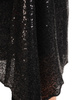 Cekinowa sukienka w asymetrycznym fasonie, kreacja sylwestrowa 32160
