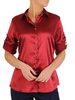 Elegancka bluzka damska z satynowej tkaniny 32143