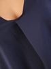Granatowa bluzka damska z tkaniny 32723
