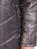 Ocieplana kurtka z kapturem, zimowe okrycie z pikowanej tkaniny 31230