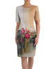Sukienka damska 15098, wiosenna kreacja z tkaniny.
