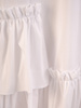 Sukienka wiosenna, biała kreacja z falbanami 32908