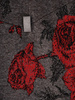 Sukienka z asymetrycznym kołnierzem, jesienna kreacja w kwiaty 21800