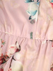 Sukienka z tkaniny, modna kreacja z wiązaniem na dekolcie 33106